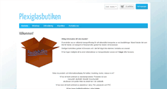 Desktop Screenshot of plexiglasbutiken.se