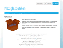 Tablet Screenshot of plexiglasbutiken.se